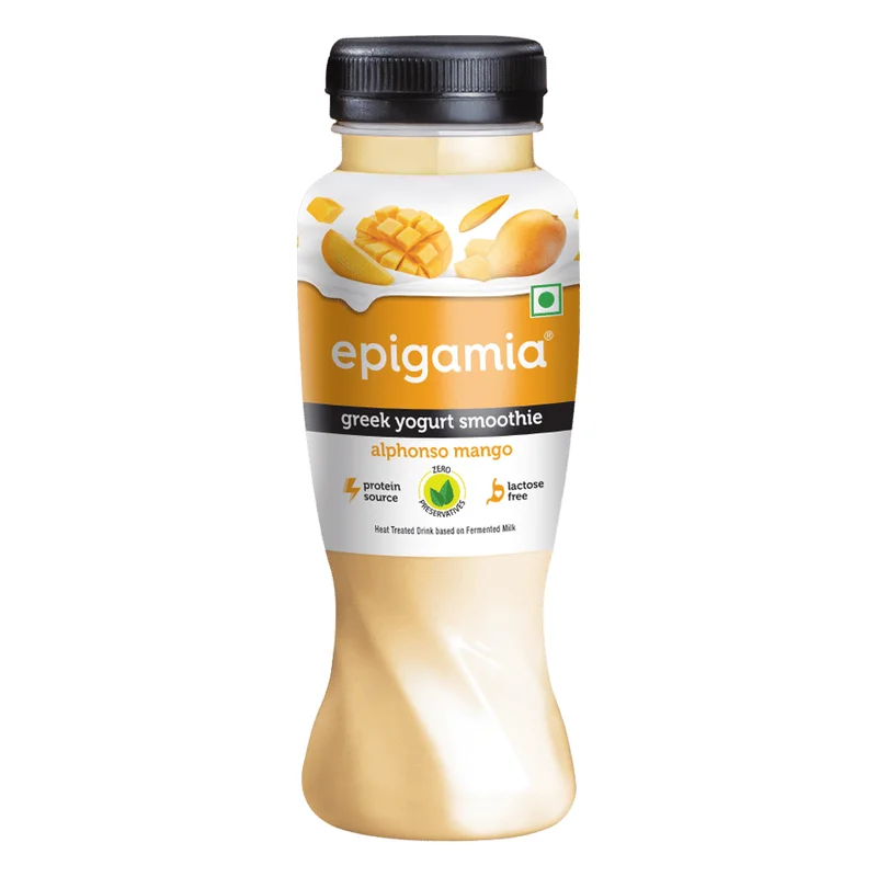 Epigamia Alphonso Mango Greek Yogurt Smoothie
