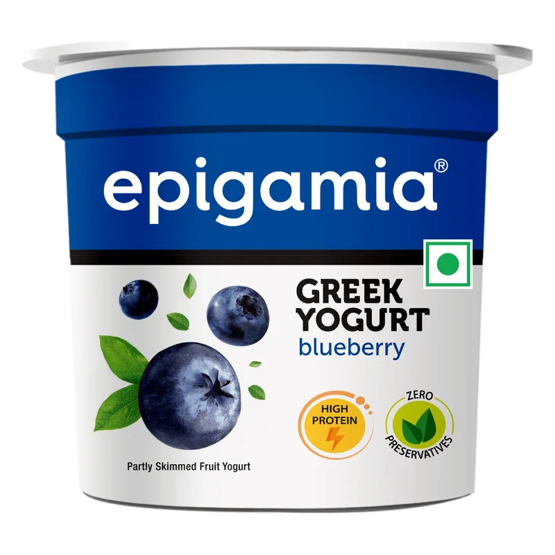 Epigamia Blueberry Greek Yogurt