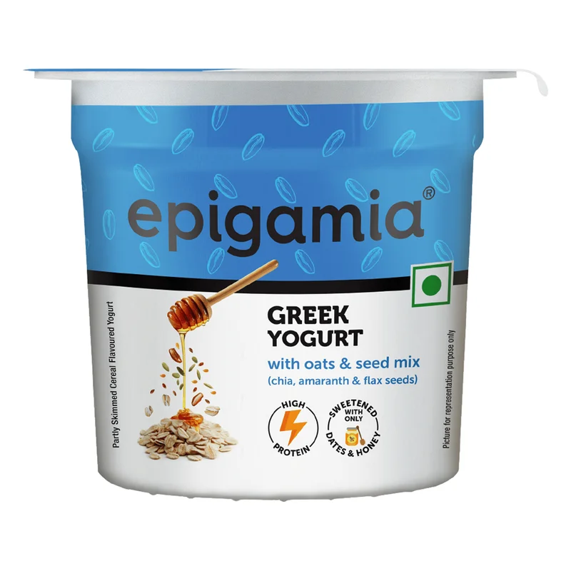 Epigamia Greek Yogurt with Oats & Seeds