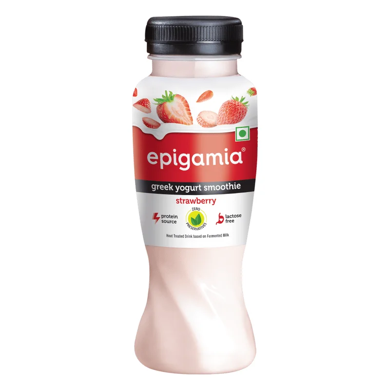 Epigamia Strawberry Greek Yogurt Smoothie