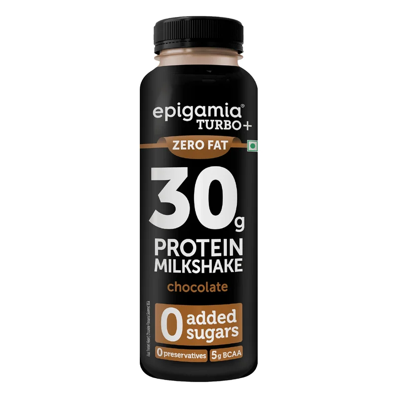 Epigamia Turbo+ Chocolate Protein Milkshake