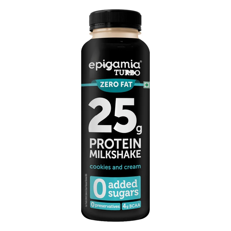 Epigamia Turbo Cookies & Cream Protein Milkshake