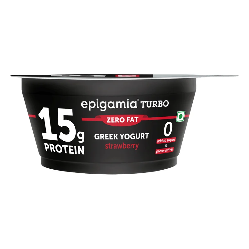 Epigamia Turbo Strawberry Protein Yogurt