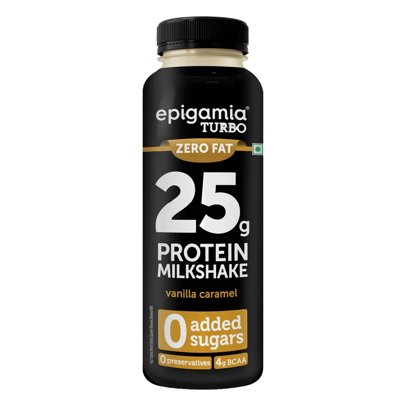 Epigamia Turbo Vanilla Caramel Protein Milkshake