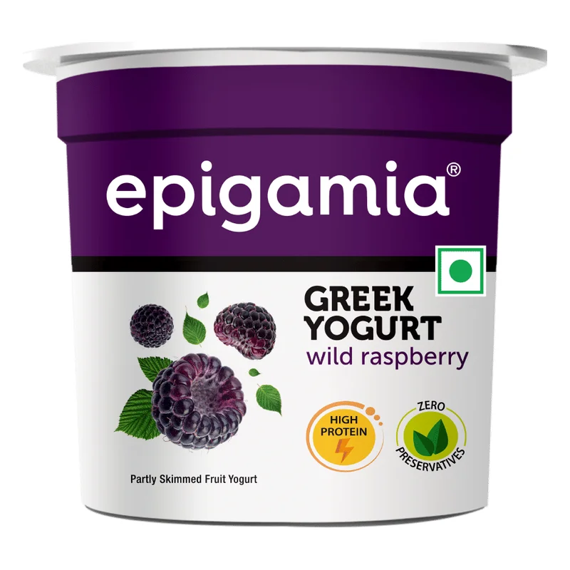 Epigamia Wild Raspberry Greek Yogurt