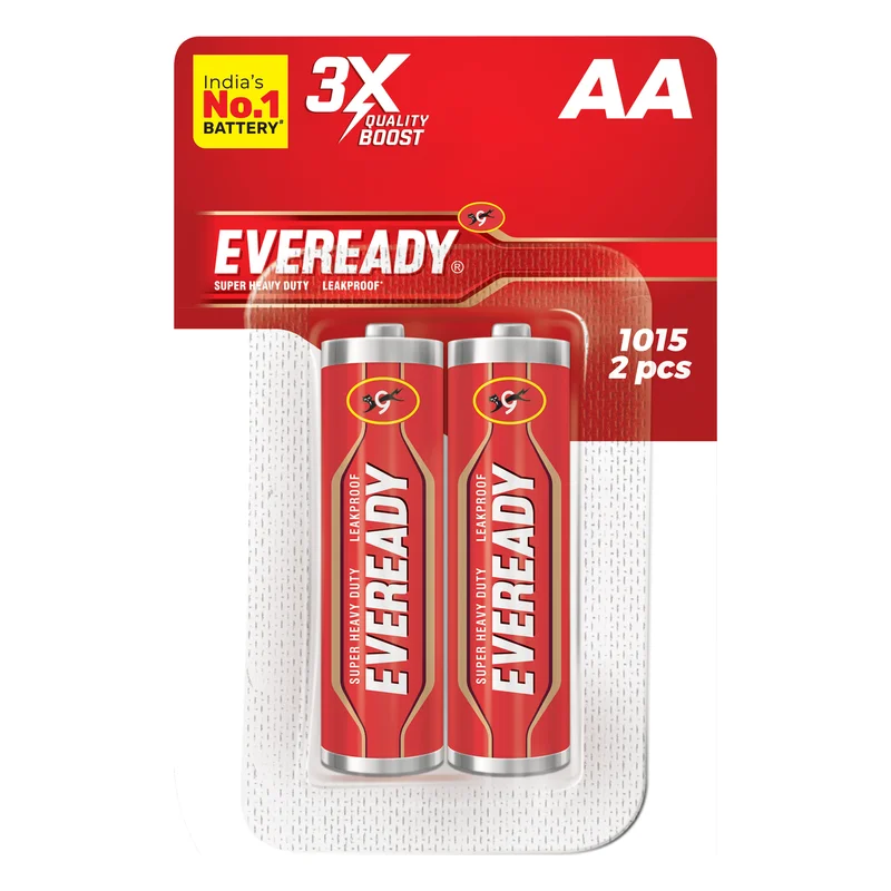 Eveready Carbon Zinc AA Batteries 1015