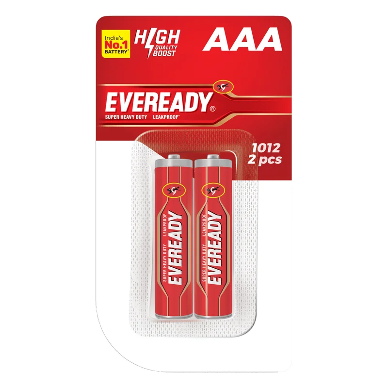 Eveready Carbon Zinc AAA Batteries 1012