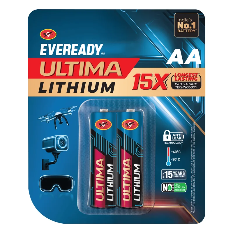 Eveready Ultima Lithium AA Batteries