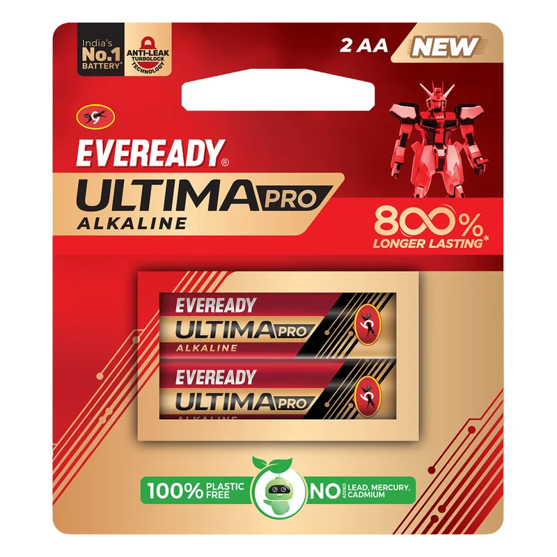 Eveready Ultima Pro Alkaline AA Batteries
