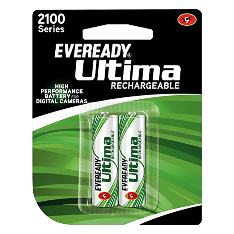 Eveready Ultima Recharge AA Batteries 2100 Series