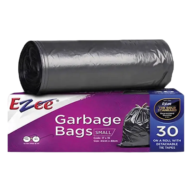 Ezee Garbage Bags - Black, Small