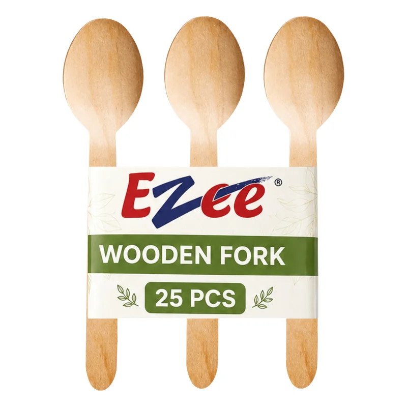 Ezee Wooden Disposable Spoons