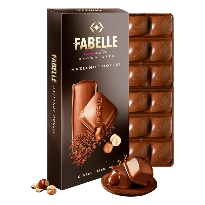 Fabelle Hazelnut Mousse Centre Filled Bar