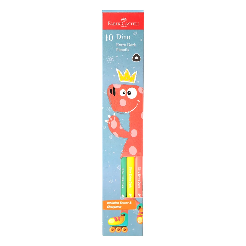 Faber-Castell Dino Extra Dark Pencils