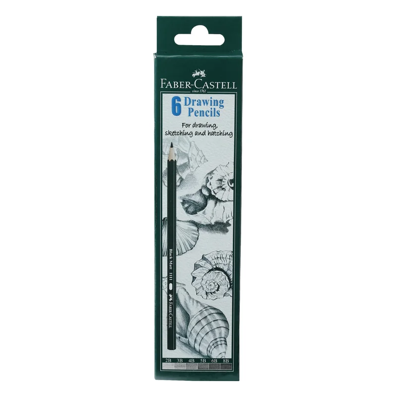 Faber-Castell Graded Drawing Pencils 2B-8B
