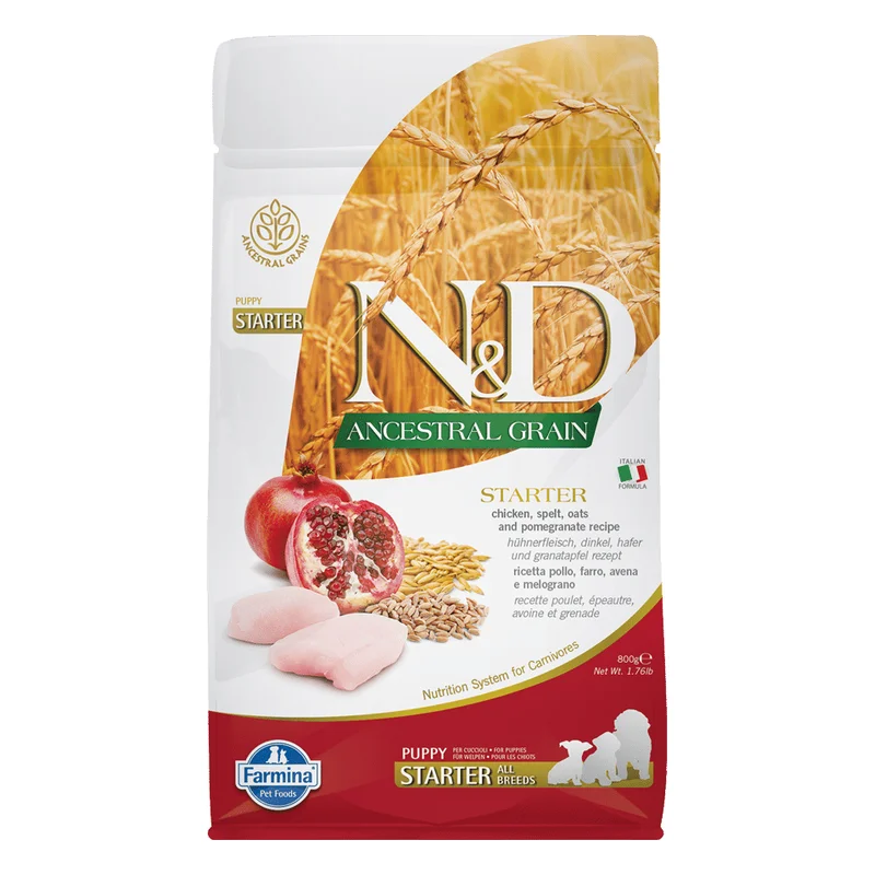 Farmina N&D Ancestral Grain Starter Puppy Food - Chicken & Pomegranate