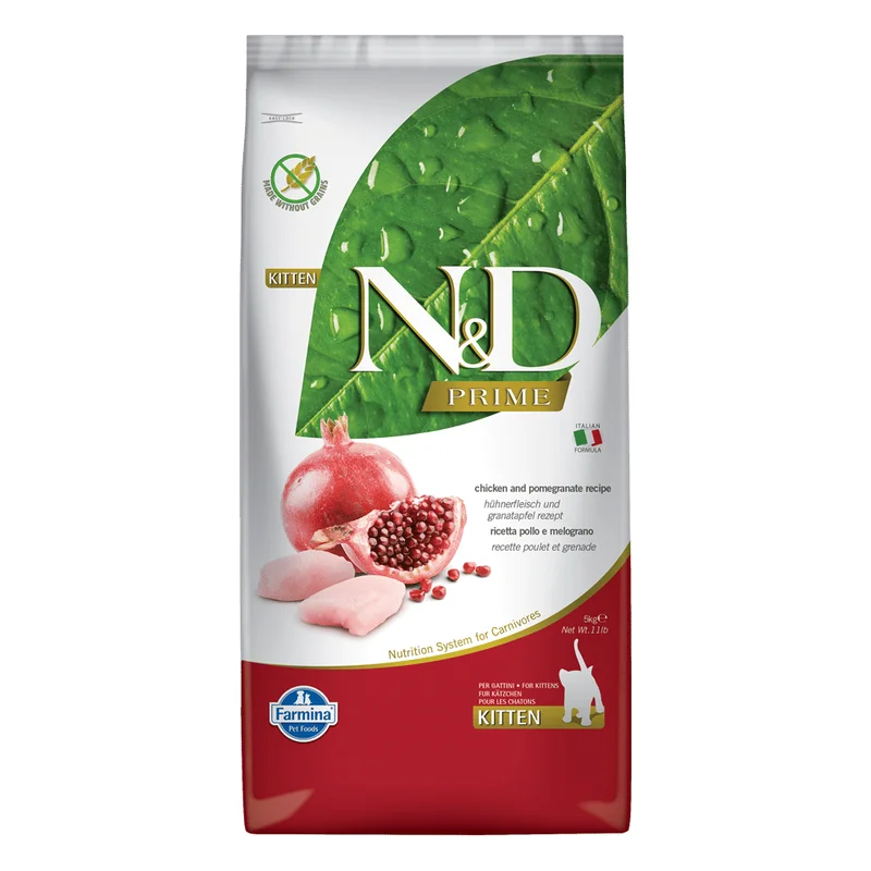 Farmina N&D Prime Kitten Food - Chicken & Pomegranate