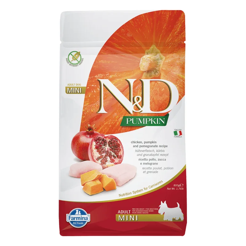 Farmina N&D Pumpkin Adult Mini Dog Food - Chicken & Pomegranate