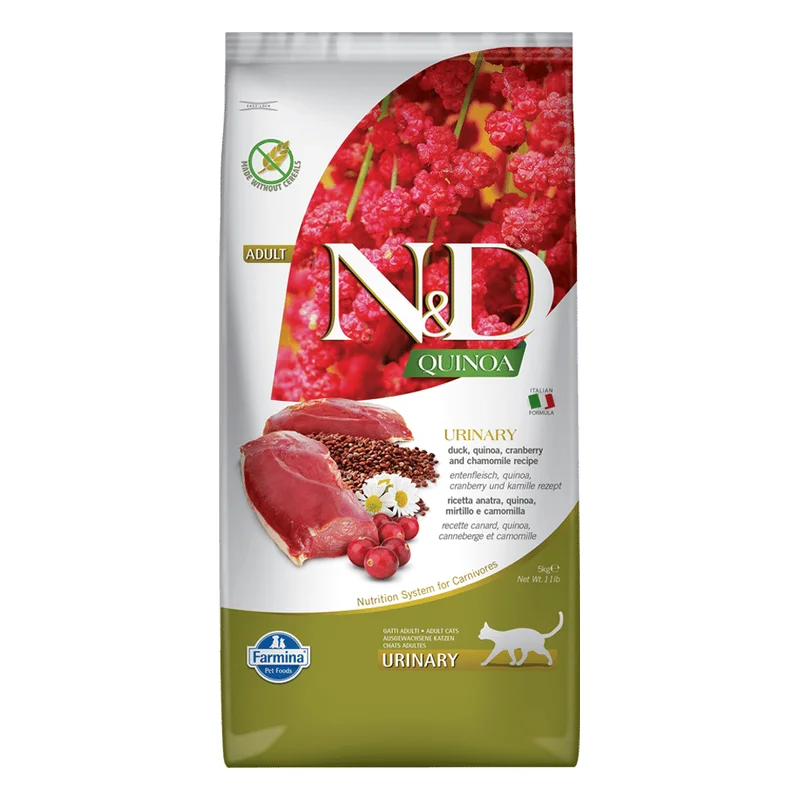 Farmina N&D Quinoa Adult Cat Food - Urinary, Duck