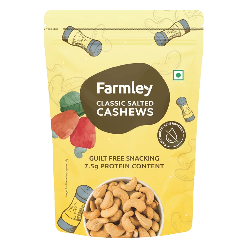 Farmley Classic Salted Roasted Cashews