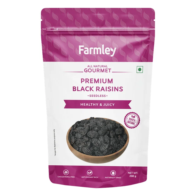 Farmley Selecta Seedless Black Raisins