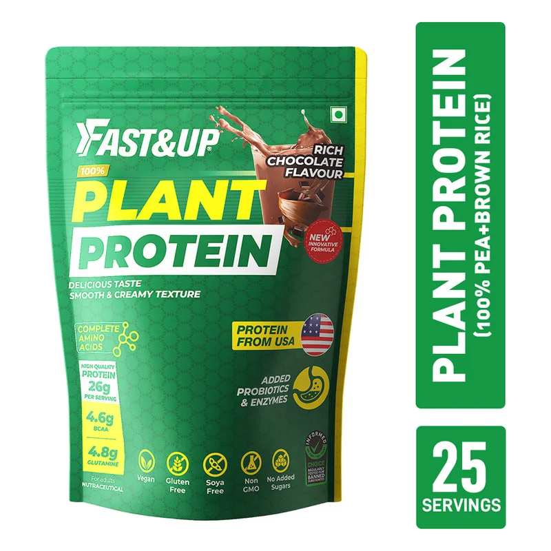 Fast&Up Plant Protein Powder - Rich Chocolate