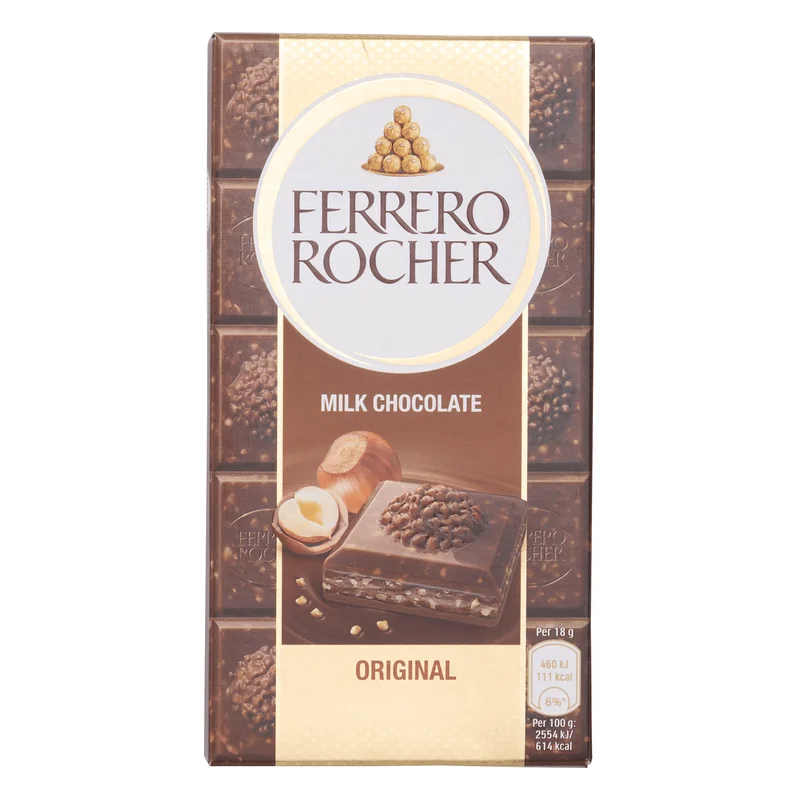 Ferrero Rocher Original Milk Chocolate Bar