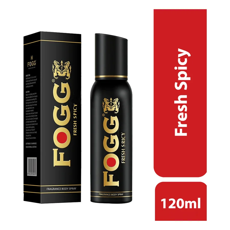 Fogg Black Series Fresh Spicy Body Spray for Men