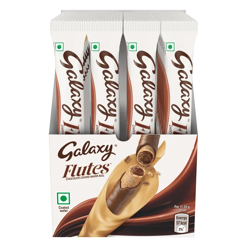Galaxy Flutes Chocolate Wafer Rolls