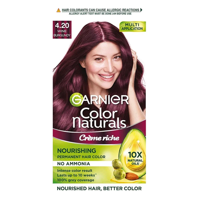 Garnier Color Naturals Creme Hair Colour - Wine Burgundy 4.20