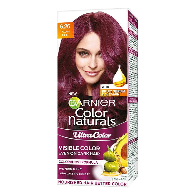 Garnier Color Naturals Creme Riche Hair Colour - Plum Red 626