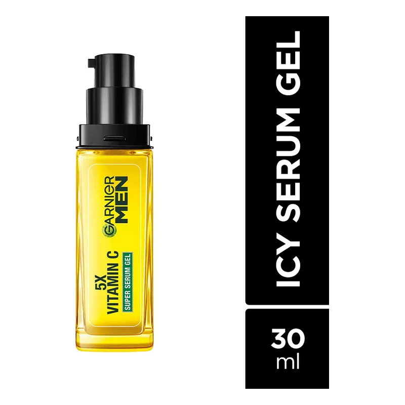 Garnier Men Turbo Bright Icy Super Serum Gel - 5X Vitamin C