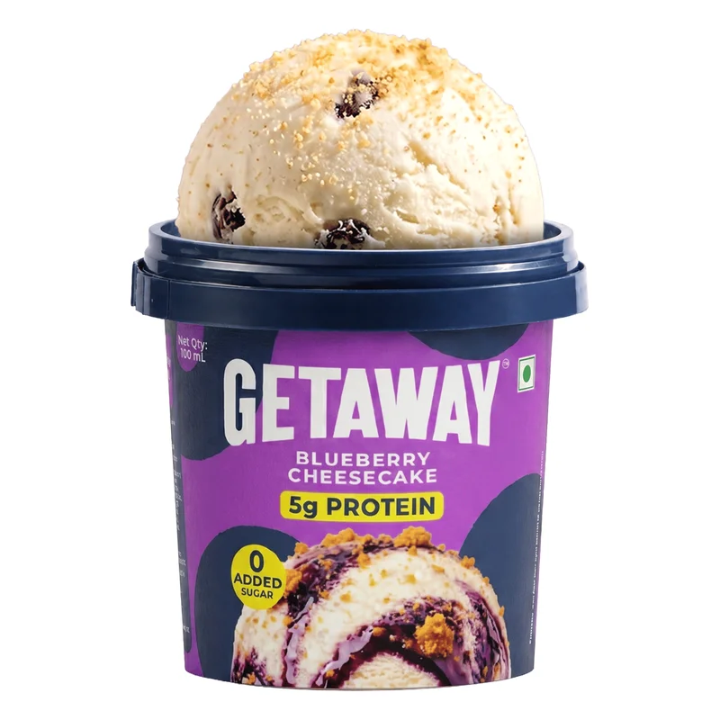 Get-A-Way Blueberry Cheesecake Ice Cream - Zero Added Sugar