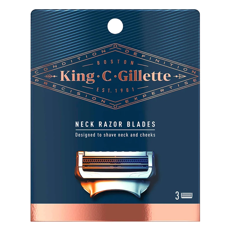 Gillette King C. Neck Razor Cartridges