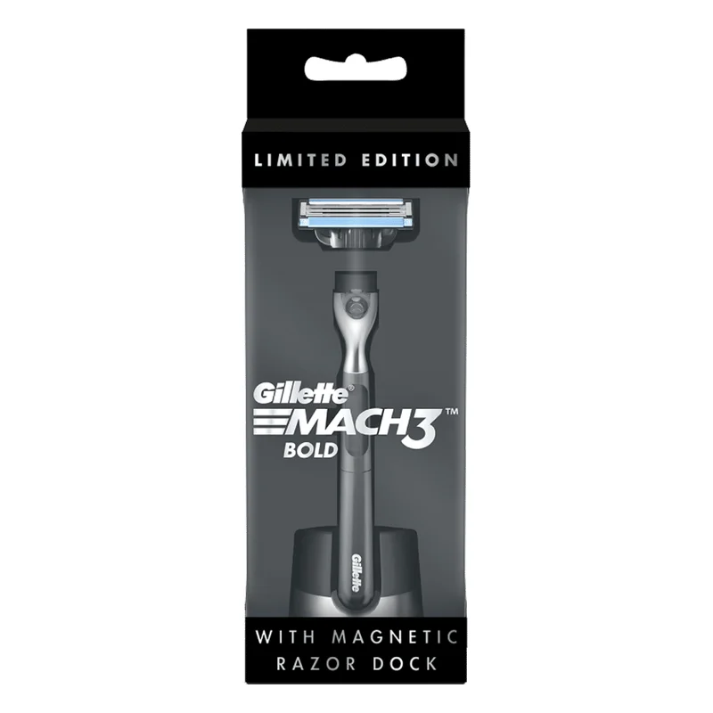 Gillette Mach3 Bold Razor with Magnetic Dock