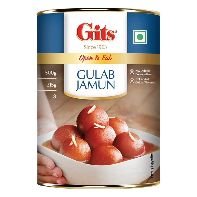 Gits Gulab Jamun - Open & Eat