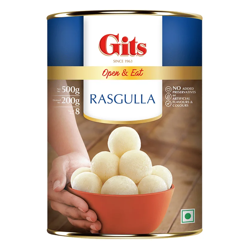 Gits Rasgulla - Open & Eat