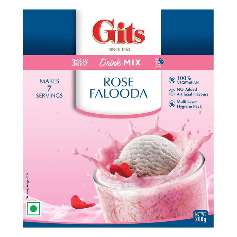 Gits Rose Falooda Mix