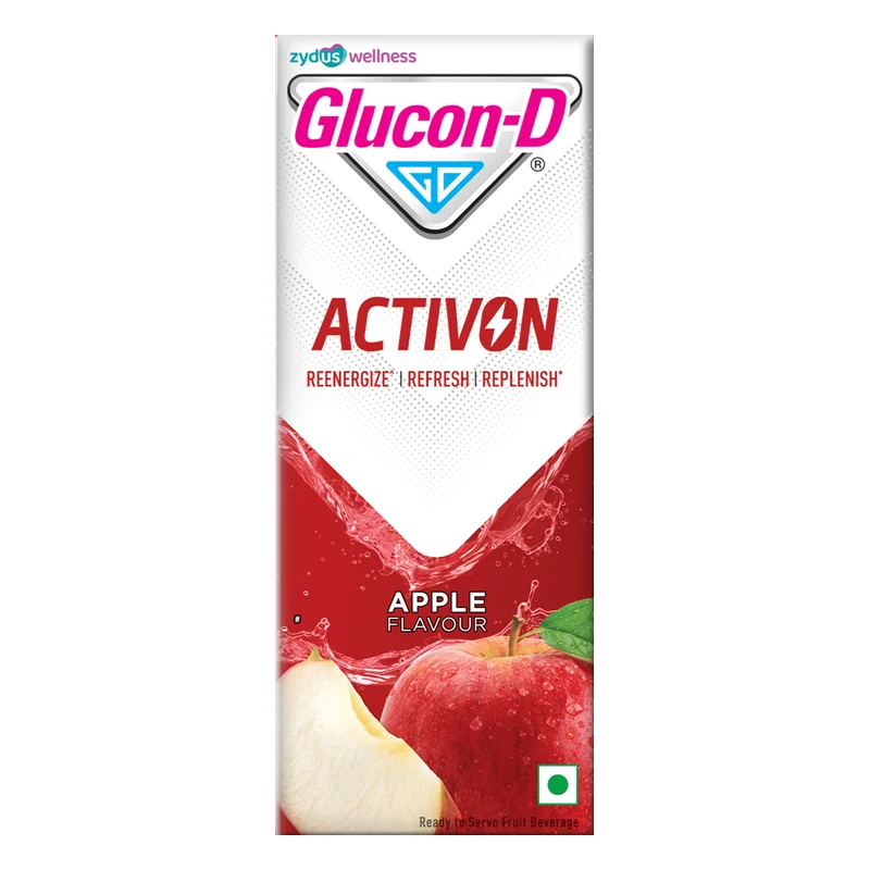 Glucon-D Activon Electrolytes & Glucose Drink - Apple