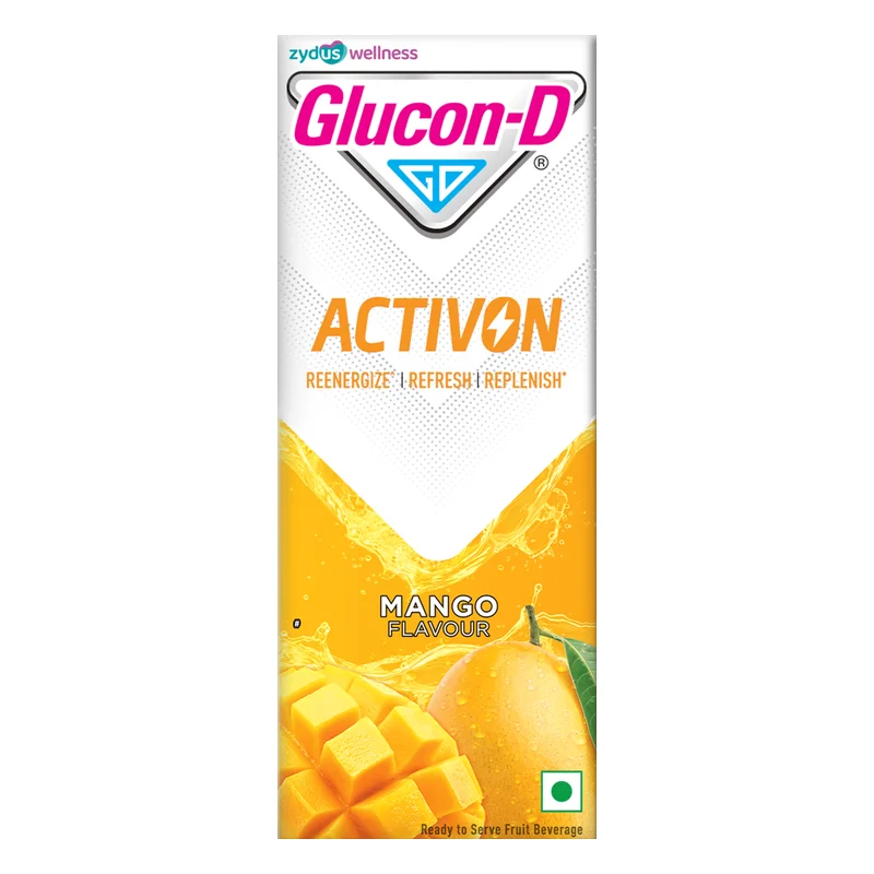 Glucon-D Activon Electrolytes & Glucose Drink - Mango