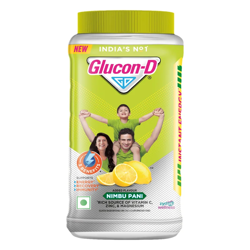 Glucon-D Nimbu Pani Glucose Powder Jar