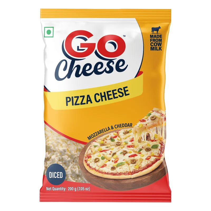 Go Cheese Mozzarella & Cheddar Diced Pizza Cheese