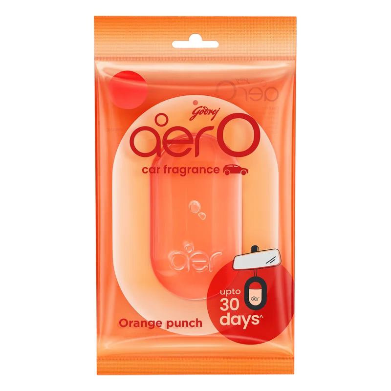 Godrej aer O Hanging Car Fragrance - Orange Punch