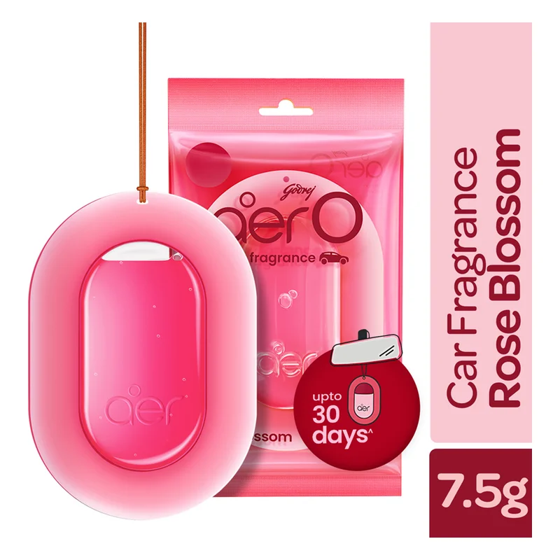 Godrej aer O Hanging Car Fragrance - Rose Blossom