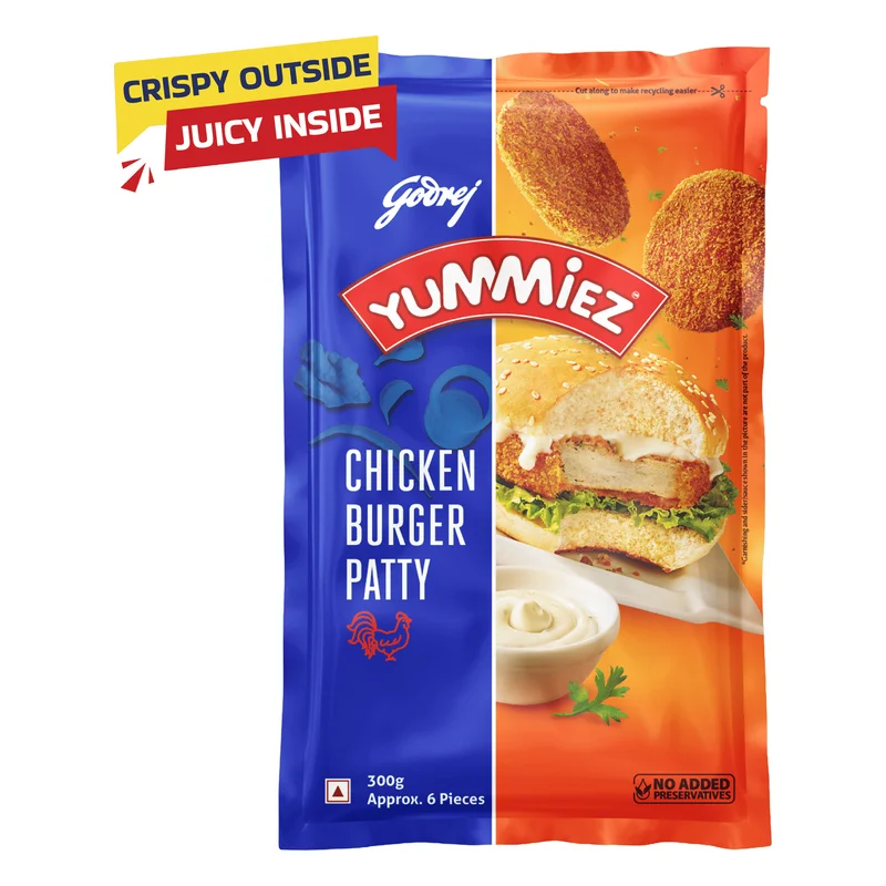 Godrej Yummiez Chicken Burger Patty