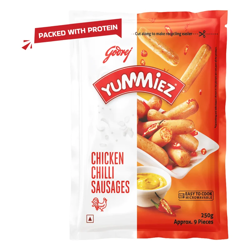 Godrej Yummiez Chicken Chilli Sausages
