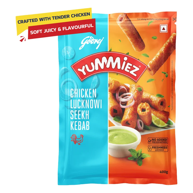 Godrej Yummiez Chicken Lucknowi Seekh Kabab