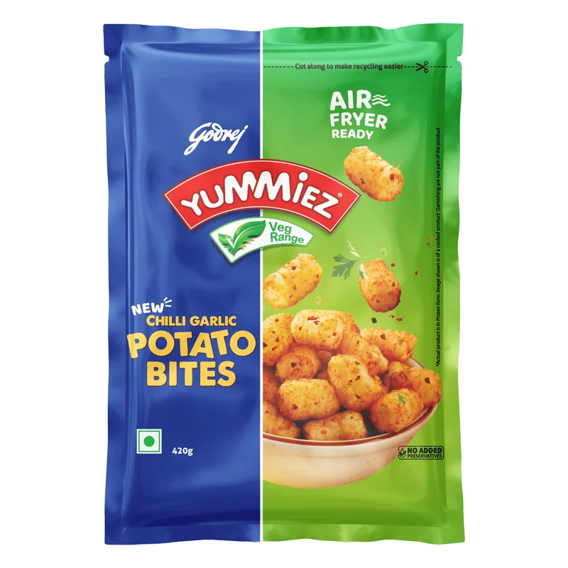 Godrej Yummiez Chilli Garlic Potato Bites