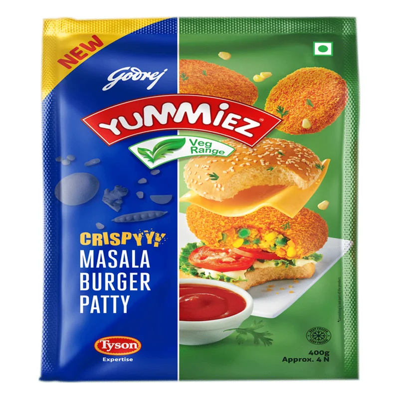 Godrej Yummiez Crispy Masala Burger Patty