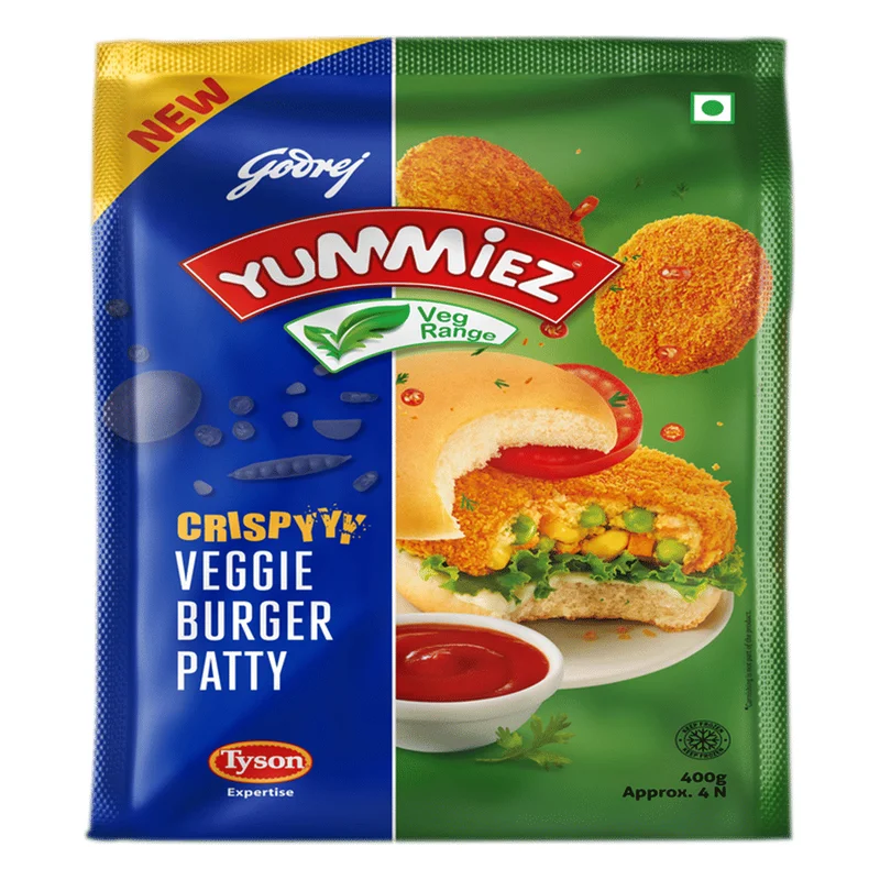 Godrej Yummiez Crispy Veggie Burger Patty
